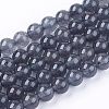 Natural Jade Bead Strands G-R165-8mm-12-1