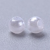 Imitated Pearl Acrylic Beads PACR-3D-1-2