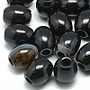 Dyed & Heated Natural Black Agate Beads X-G-T093-06-1