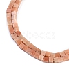 Natural Pink Aventurine Beads Strands G-B129-A11-01-4