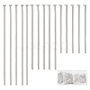 600Pcs 3 Styles 304 Stainless Steel Flat Head Pins STAS-LP0002-20-1