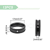 12Pcs Crystal Rhinestone Grooved Finger Ring RJEW-UN0002-46EB-3