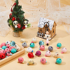 Animal Theme Wood European Beads WOOD-DC0001-22-6