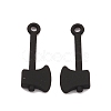 Spray Painted Alloy Pendants PALLOY-K003-13-2