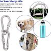 304 Stainless Steel Double Eye Swivel Clasps STAS-NB0004-28P-6