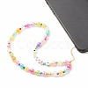 Word LOVE Acrylic Mobile Straps HJEW-JM00643-3