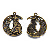 Tibetan Style Alloy Pendants X-TIBEP-N008-103-2
