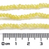 Baking Paint Imitation Jade Glass Bead Strands DGLA-A034-J2MM-A24-2