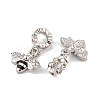 Rack Plating Alloy Crystal Rhinestone European Dangle Charms FIND-C055-26P-2