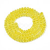 Electroplate Glass Beads Strands EGLA-A044-T6mm-A29-2