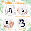 Acrylic Table Number Sign AJEW-WH0505-90A-4