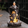 Porcelain Snake Backflow Incense Burner Smoke Incense Holder SNAK-PW0001-55A-1