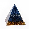Resin Orgonite Pyramid Home Display Decorations G-PW0004-56A-16-2
