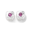 Brass Micro Pave Cubic Zirconia Beads KK-P256-09S-02-1