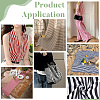 Cotton Fabric with Strip Pattern DIY-PH0037-96F-5