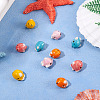 12Pcs 6 Colors Handmade Porcelain Beads for Necklaces Bracelets Making PORC-TA0001-22-5