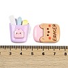 School Supplies Theme Resin Cabochons RESI-H166-21-3