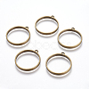 Tibetan Style Alloy Ring Frame Pendants for DIY Resin Pendants TIBEP-M019-01AB-NF-2