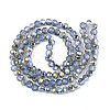 Electroplate Glass Beads Strands X-EGLA-A034-J4mm-S07-2