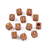 Plating Acrylic Beads OACR-N140-01B-T-1