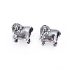 304 Stainless Steel European Beads STAS-I121-14AS-3