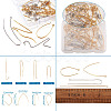 Brass Stud Earring Findings KK-TA0007-75-4