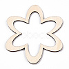 Unfinished Natural Poplar Wood Big Pendants WOOD-TAC0012-11-2