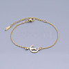 201 Stainless Steel Kitten Link Bracelets BJEW-T011-JN474-2-1