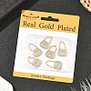 6Pcs Brass Micro Pave Cubic Zirconia Pendants KK-BBC0019-72-6
