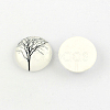 Glass Cabochons X-GGLA-Q041-25mm-DM-2