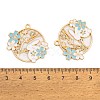 Rack Plating Alloy Enamel Pendants FIND-A040-05B-02G-3
