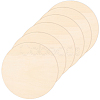 6Pcs Unfinished Wood Chips AJEW-CP0009-86-1