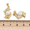 Brass Micro Pave Cubic Zirconia Pendants KK-A269-13G-3