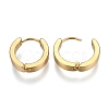 304 Stainless Steel Huggie Hoop Earrings EJEW-O087-09H-2