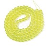 Baking Paint Glass Beads Strands DGLA-Q023-8mm-DB20-2