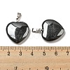 Synthetic Non-magnetic Hematite Pendants G-G956-B70-FF-3