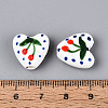 Handmade Porcelain Ceramic Beads PORC-T134-28D-4