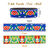 Ethnic Style Polyester Ribbon OCOR-WH0047-38K-2