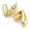 Alloy with Glass Pendants FIND-G062-06G-01-2