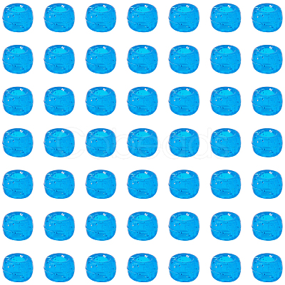 500Pcs Transparent Plastic Beads KY-SP0001-54B-1