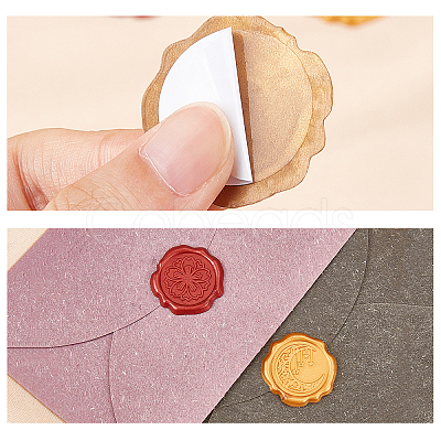 Adhesive Wax Seal Stickers DIY-WH0201-10C-1