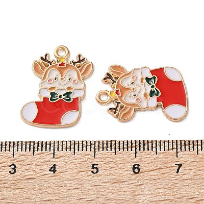 Alloy Enamel Pendants X1-ENAM-I061-01KCG-27-1