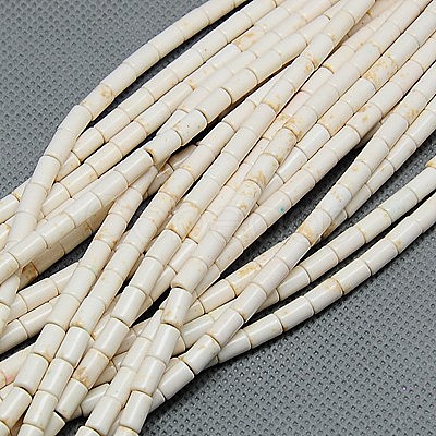Synthetic Turquoise Beads Strands TURQ-G120-5x9mm-12-1