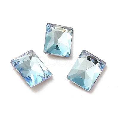 Glass Rhinestone Cabochons RGLA-P037-12B-D202-1