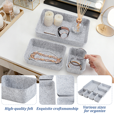 2Bags Felt Desktop Jewelry Storage Boxes AJEW-WA0004-79-1
