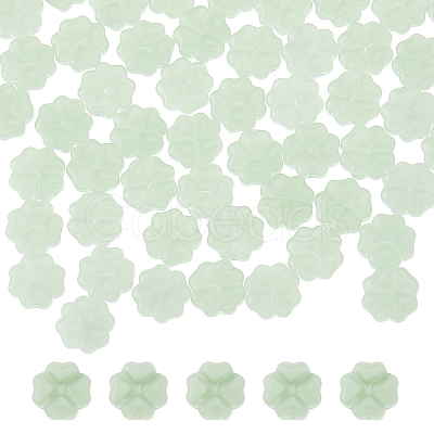 100Pcs Imitation Jade Glass Beads GLAA-HS0001-10B-1