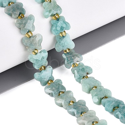 Natural Amazonite Beads Strands G-N371-10A-06-1