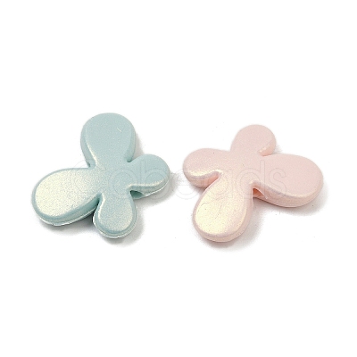 UV Plating Opaque Acrylic Beads OACR-B031-36-1