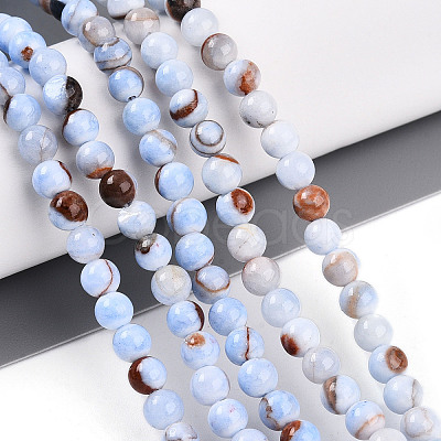 Natural Persian Jade Beads Strands G-A255-A02-04A-1