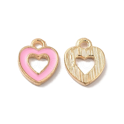 Alloy Enamel Charms ENAM-Q448-07LG-1